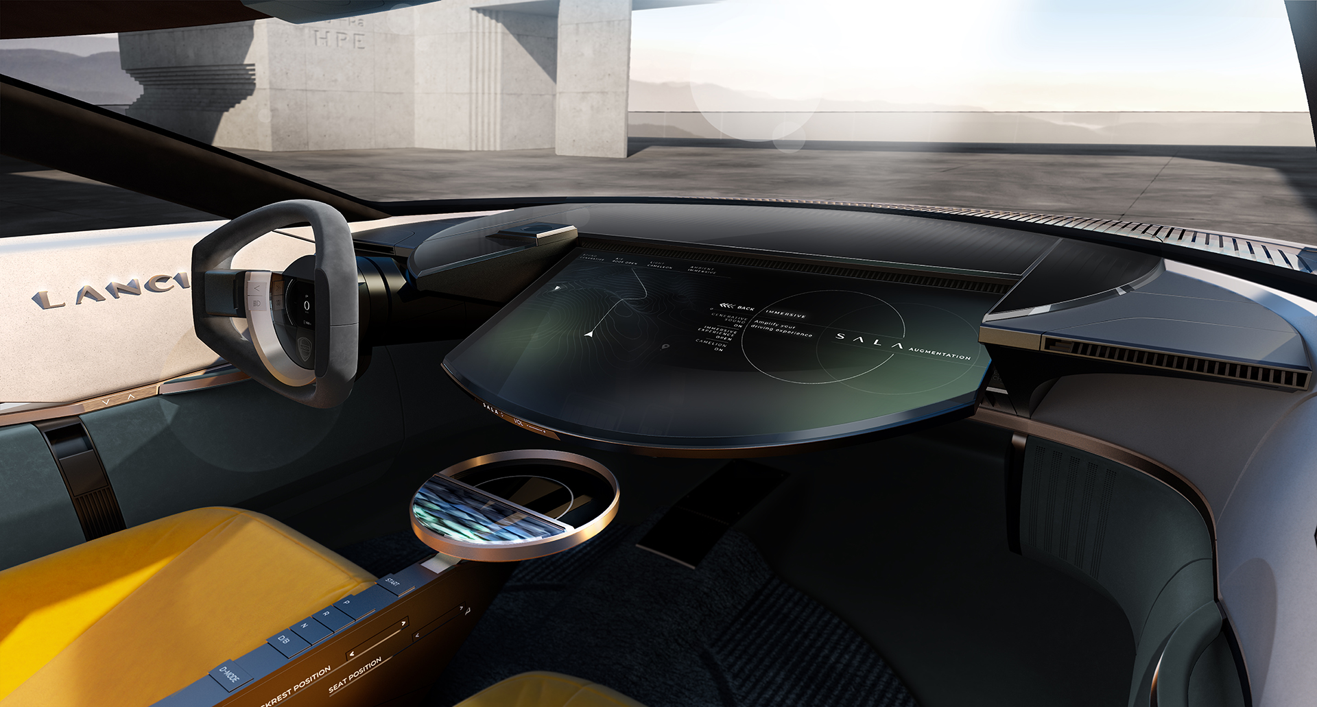 Lancia Pu+Ra HPE Concept, 2023 – Interior