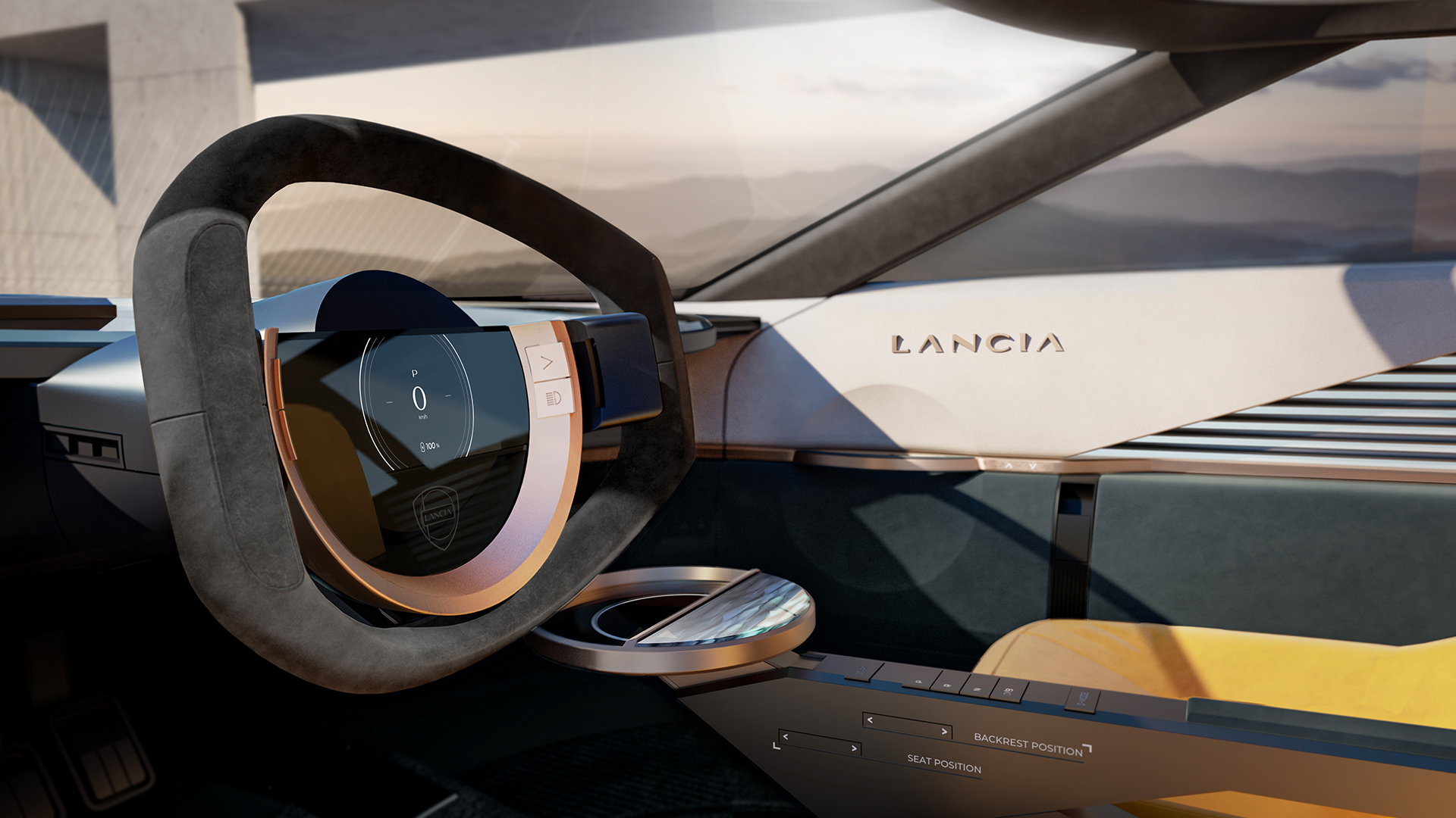 Lancia Pu+Ra HPE Concept, 2023 – Interior