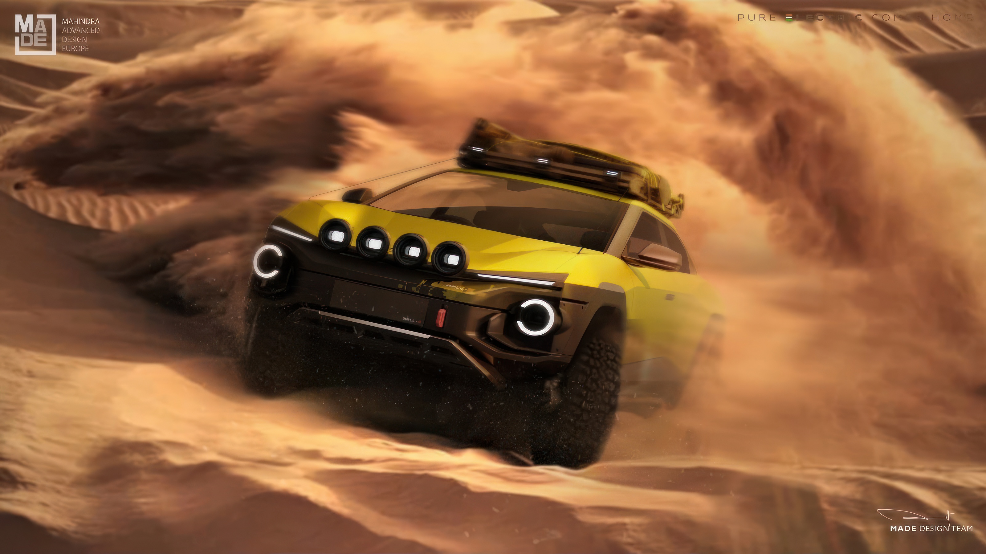 Mahindra BE Rall-E Concept, 2023 – Design Sketch