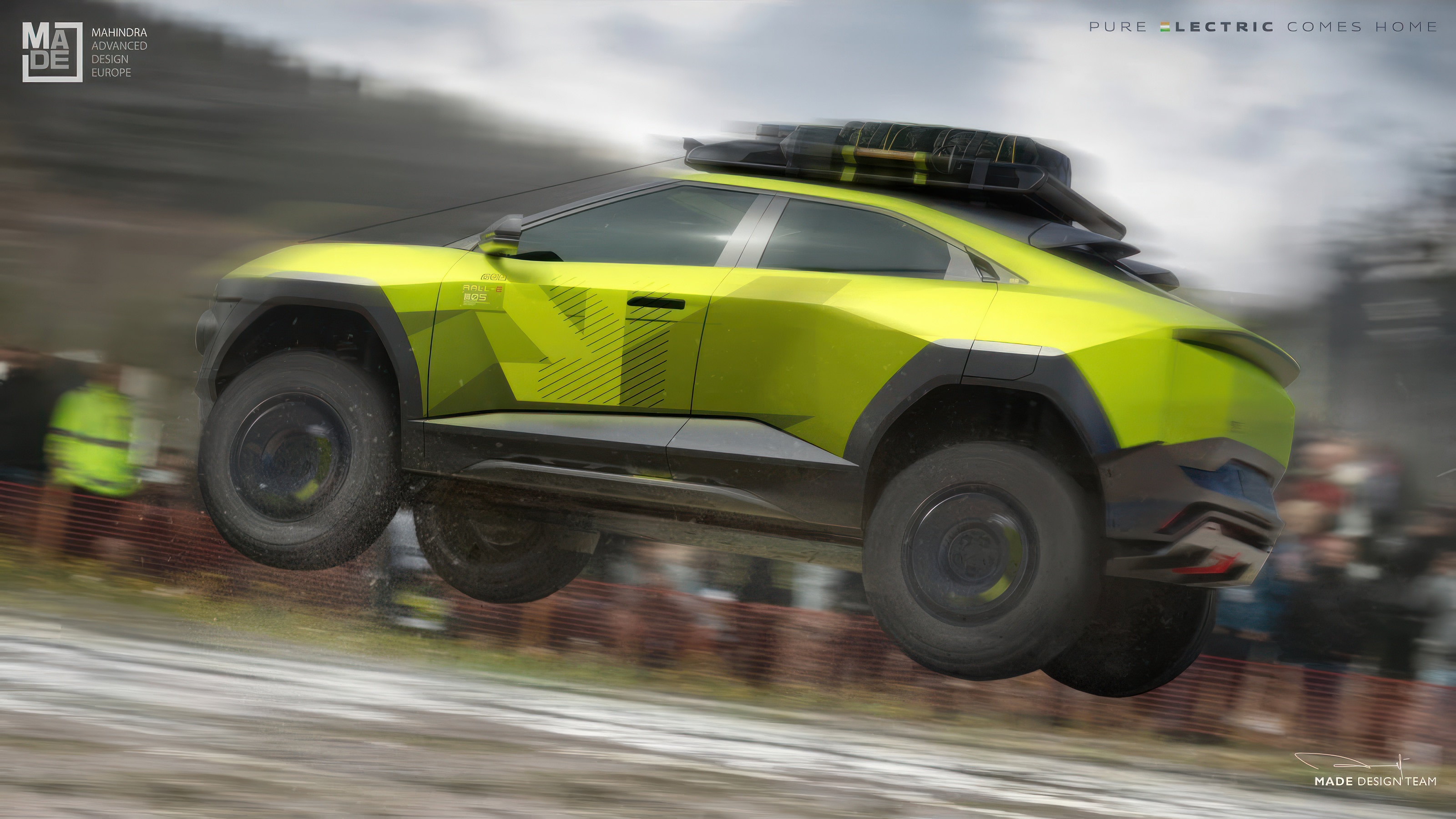 Mahindra BE Rall-E Concept, 2023 – Design Sketch