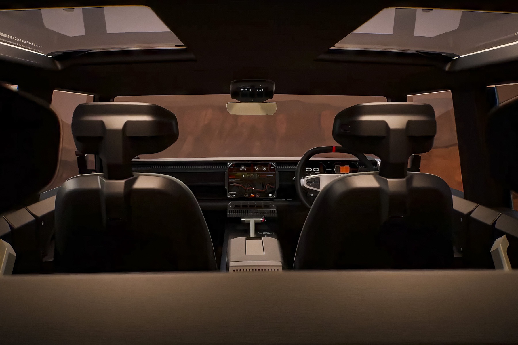 Mahindra Vision Thar.e Concept, 2023 – Interior