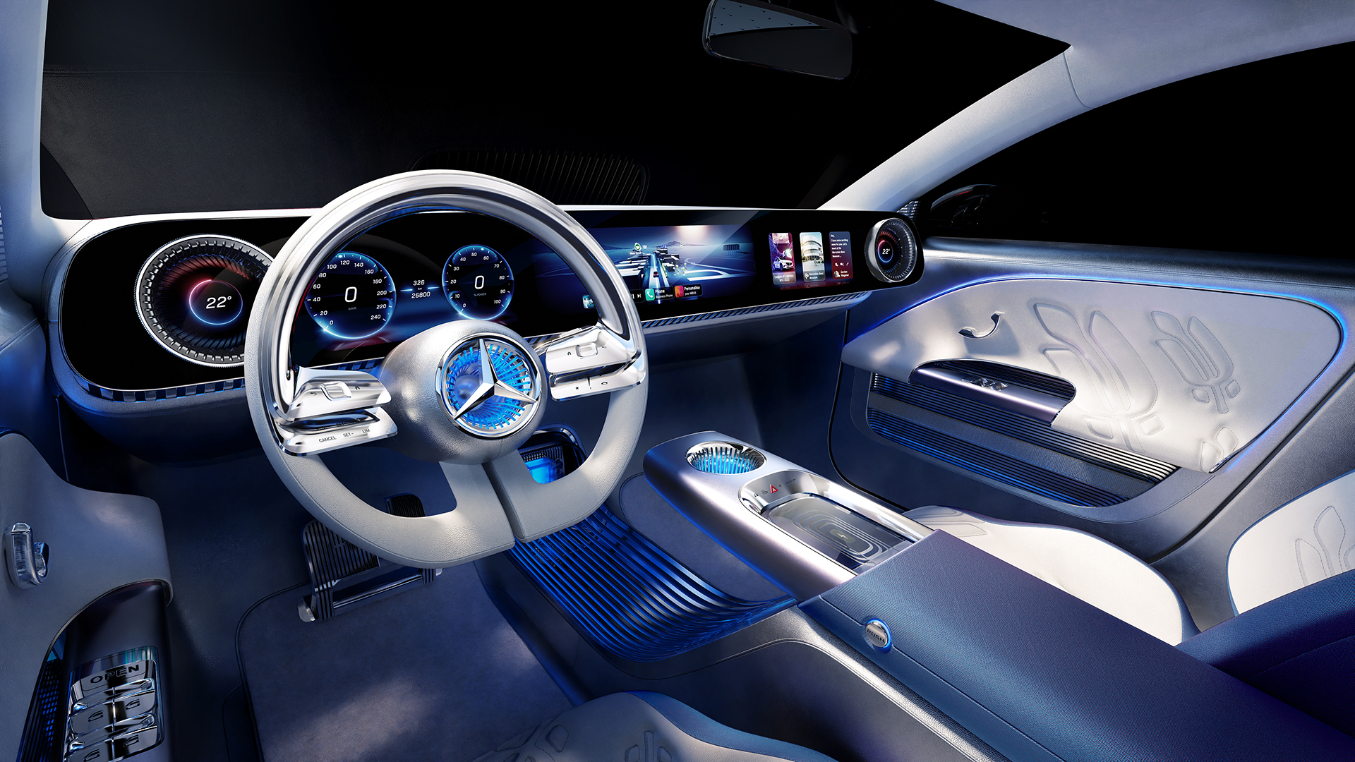 Mercedes-Benz Concept CLA Class, 2023 – Interior