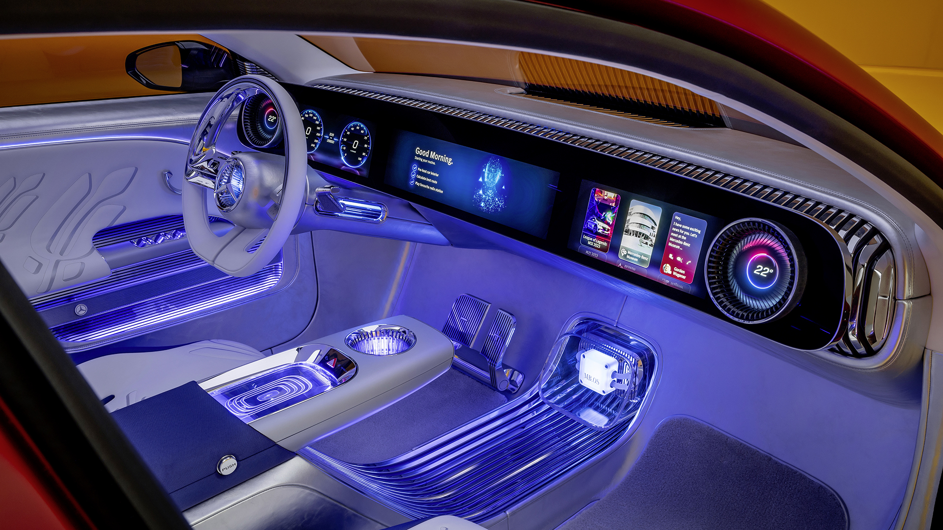 Mercedes-Benz Concept CLA Class, 2023 – Interior