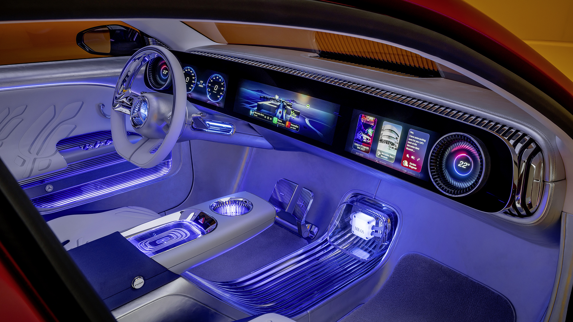 Mercedes-Benz Concept CLA Class, 2023 – Interior