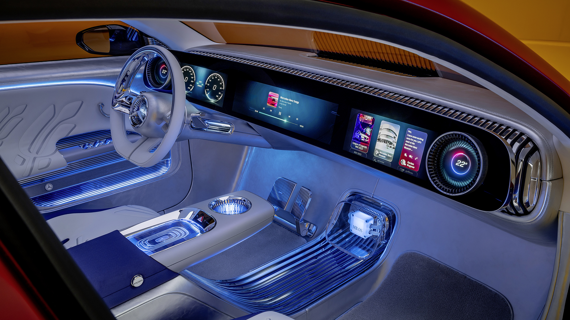 Mercedes-Benz Concept CLA Class, 2023 – Interior