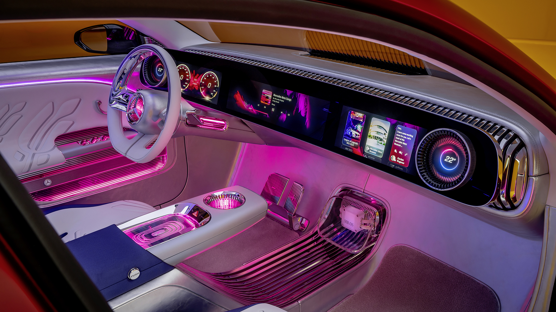 Mercedes-Benz Concept CLA Class, 2023 – Interior