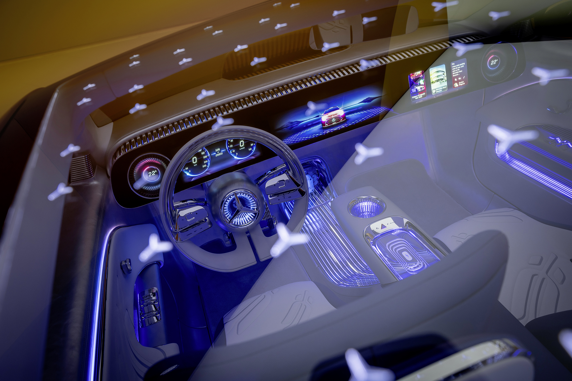 Mercedes-Benz Concept CLA Class, 2023 – Interior