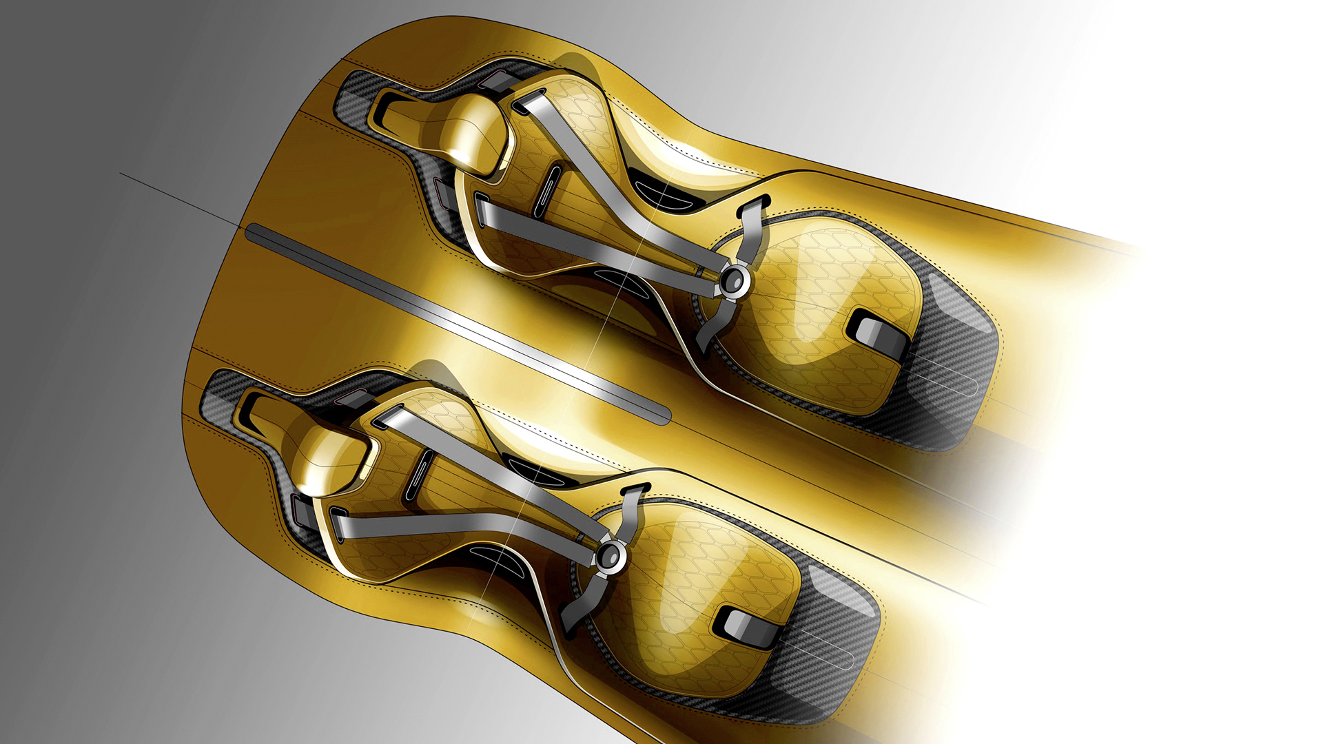 Mercedes-Benz Vision One-Eleven Concept, 2023 – Design Sketch – Interior