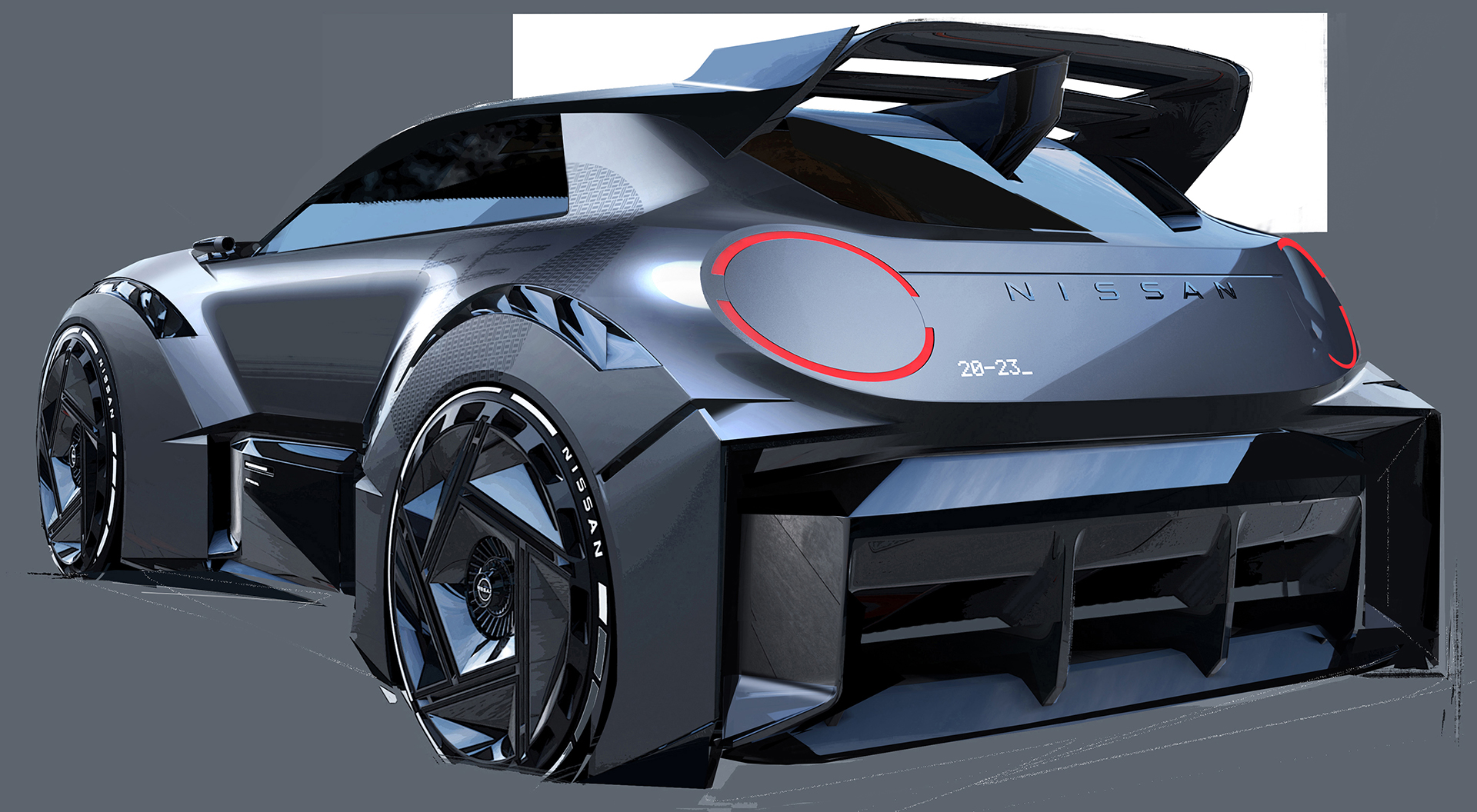 Nissan Concept 20-23, 2023 – Design Sketch