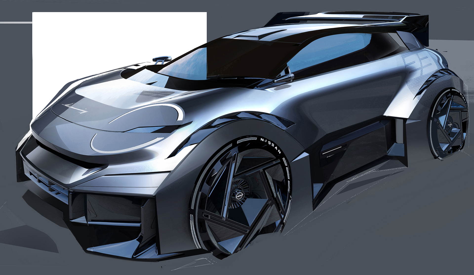 Nissan Concept 20-23, 2023 – Design Sketch