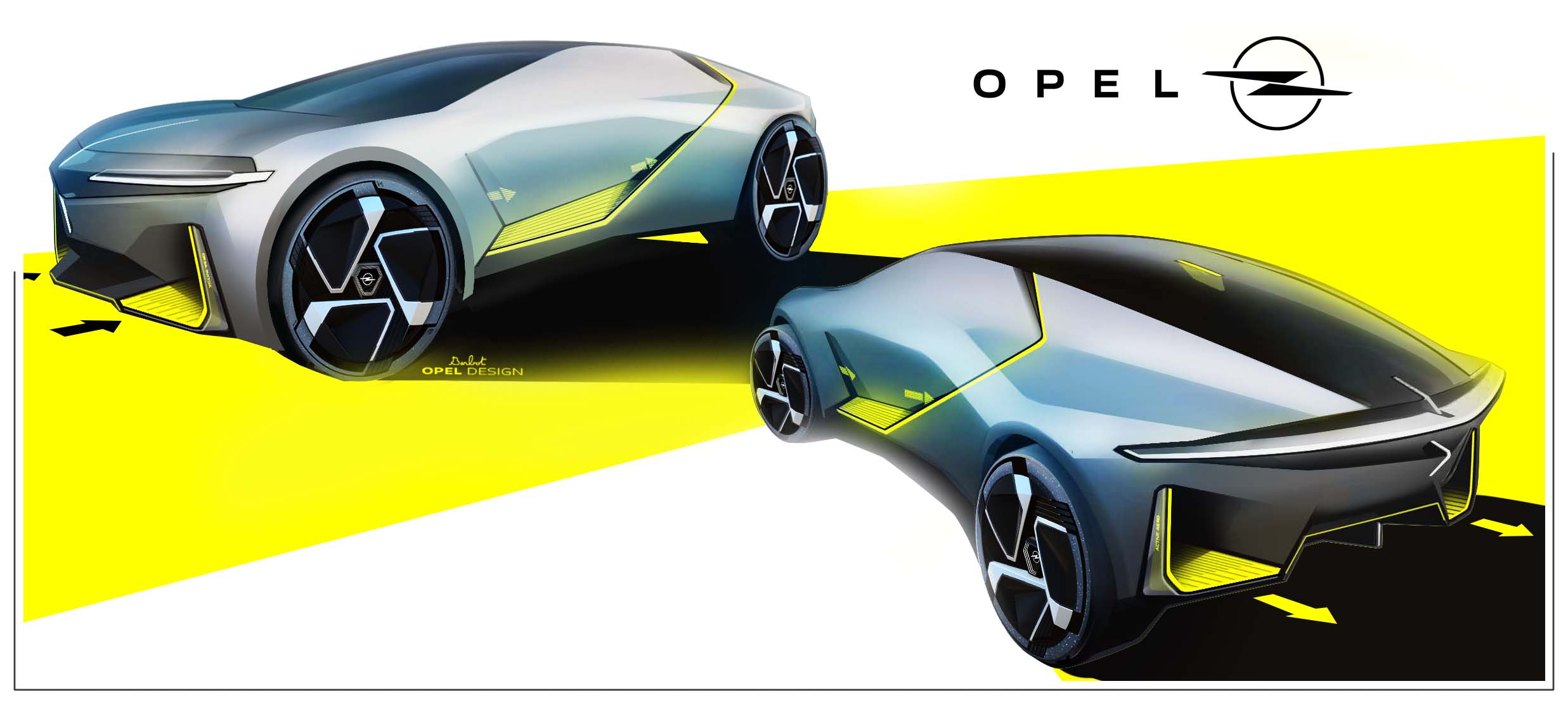 Opel Experimental Concept, 2023 – Design Sketch