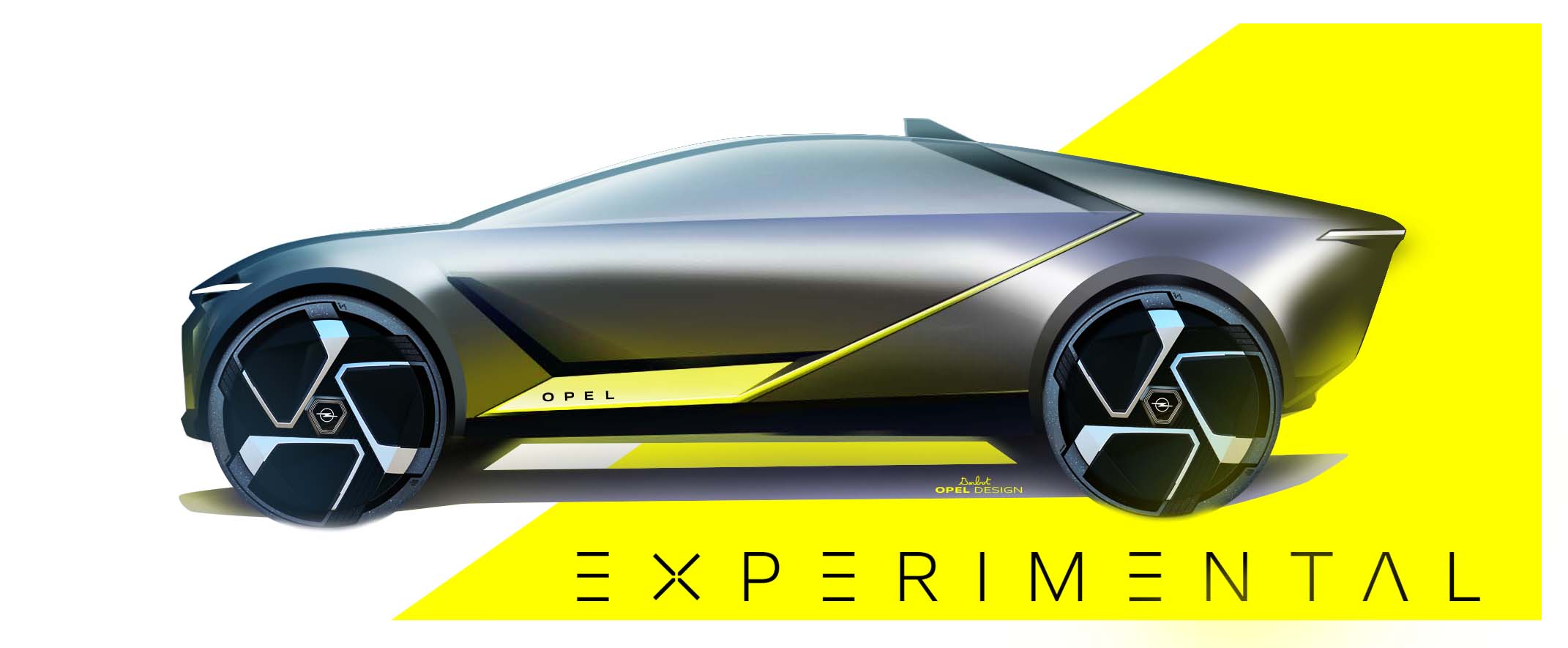 Opel Experimental Concept, 2023 – Design Sketch