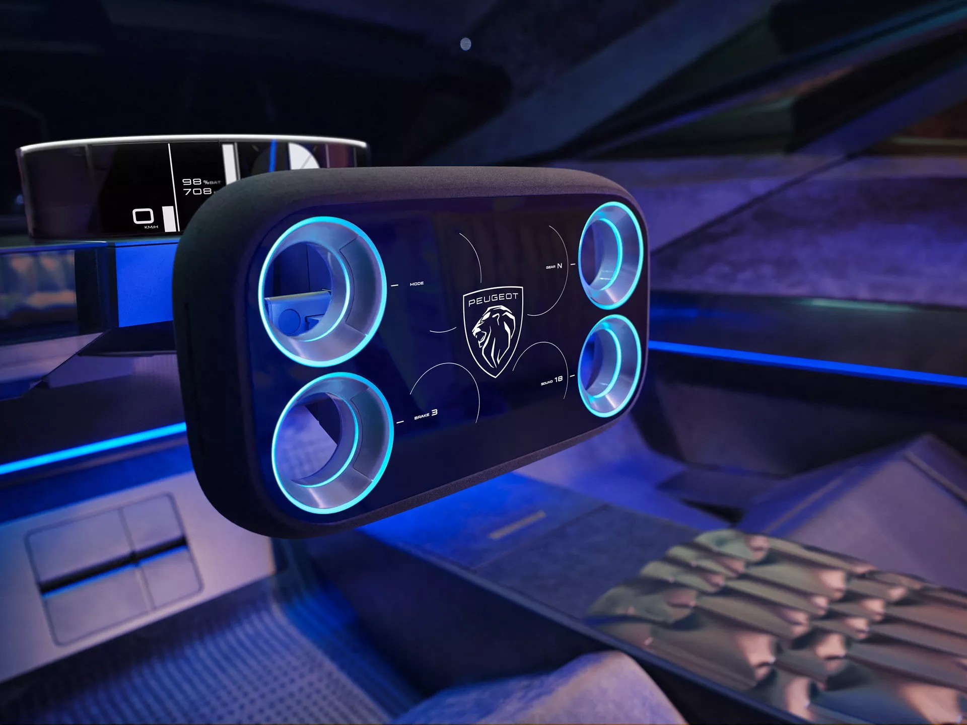 Peugeot Inception Concept, 2023 – Interior