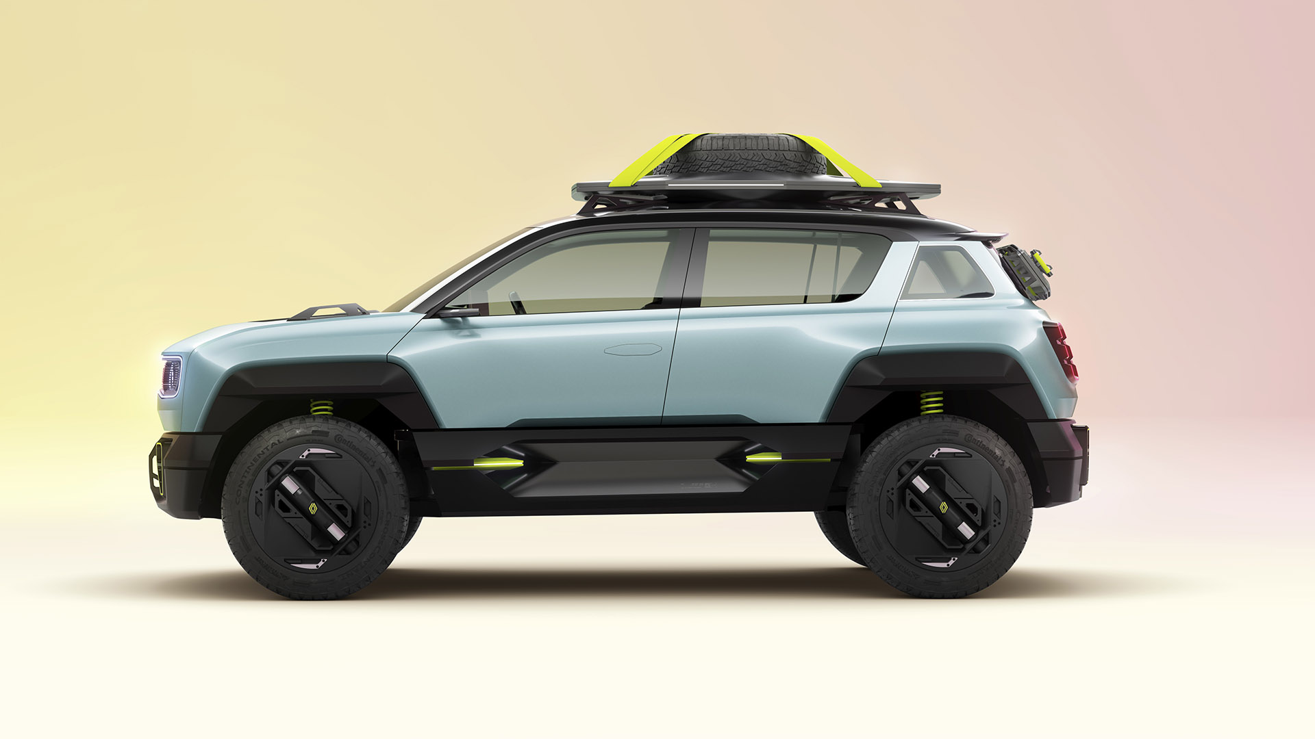 Renault 4Ever Trophy Concept, 2023: The Renault 4EVER Trophy wearing colours of the 1962 4L