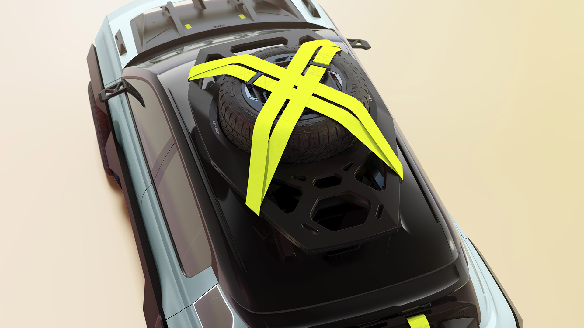 Renault 4Ever Trophy Concept, 2023: The Renault 4EVER Trophy wearing colours of the 1962 4L