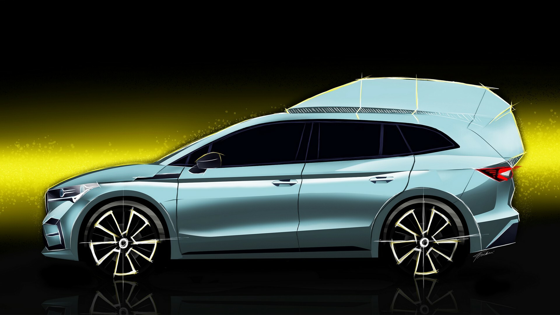 Skoda Roadiaq Concept, 2023 – Design Sketch