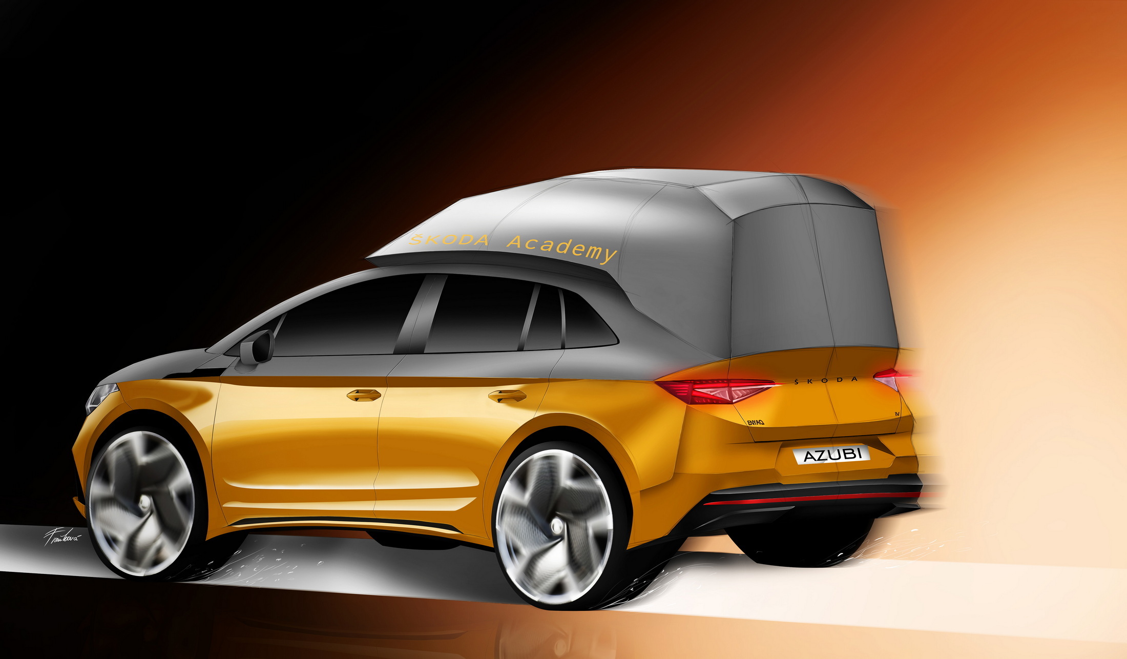 Skoda Roadiaq Concept, 2023 – Design Sketch