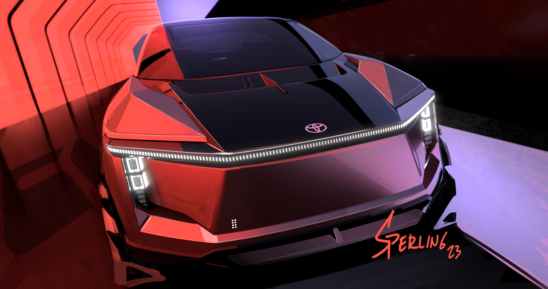 Toyota FT-3e Concept, 2023 – Design Sketch