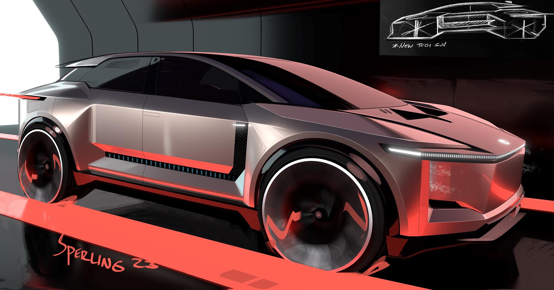 Toyota FT-3e Concept, 2023 – Design Sketch