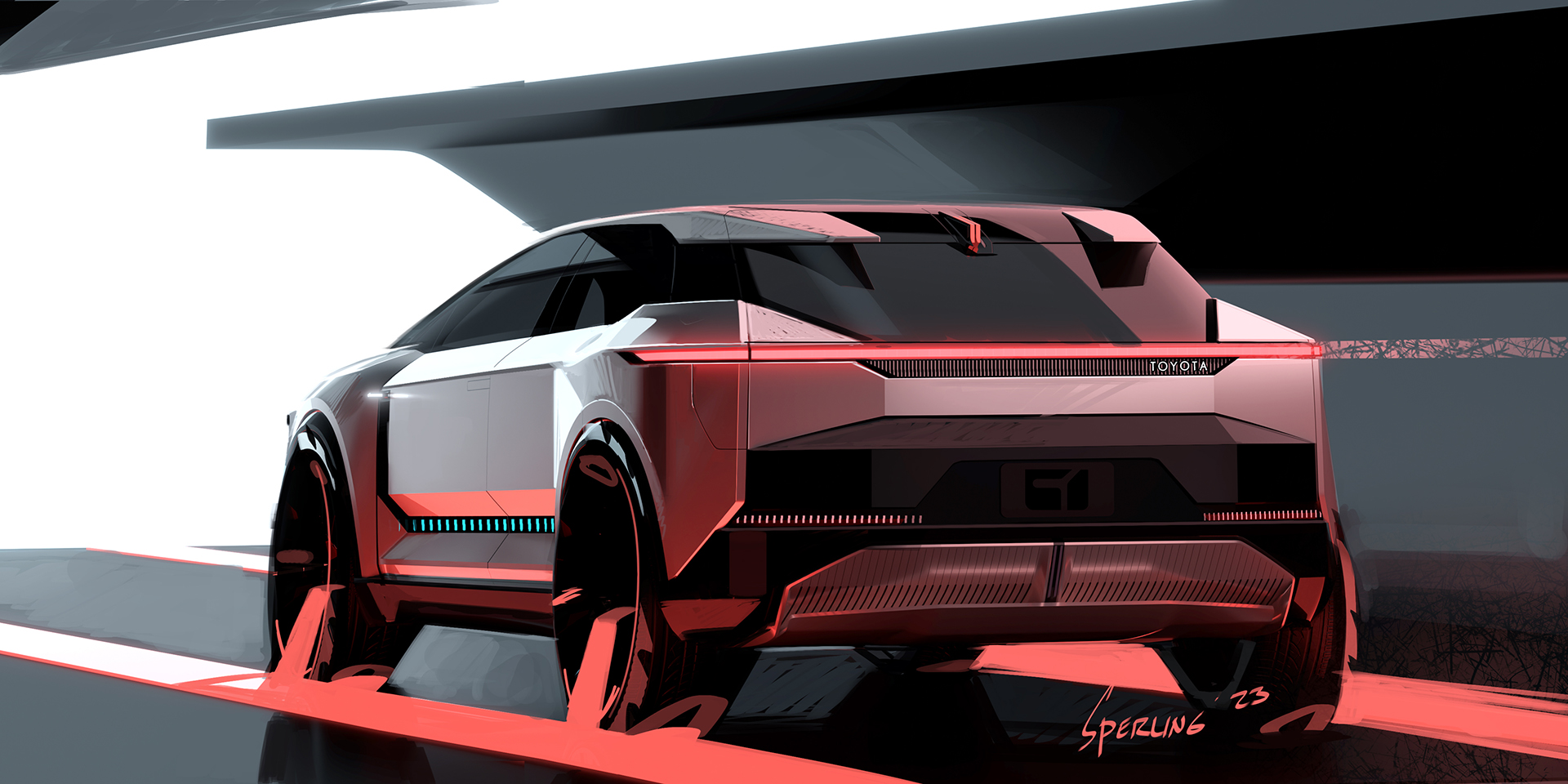 Toyota FT-3e Concept, 2023 – Design Sketch