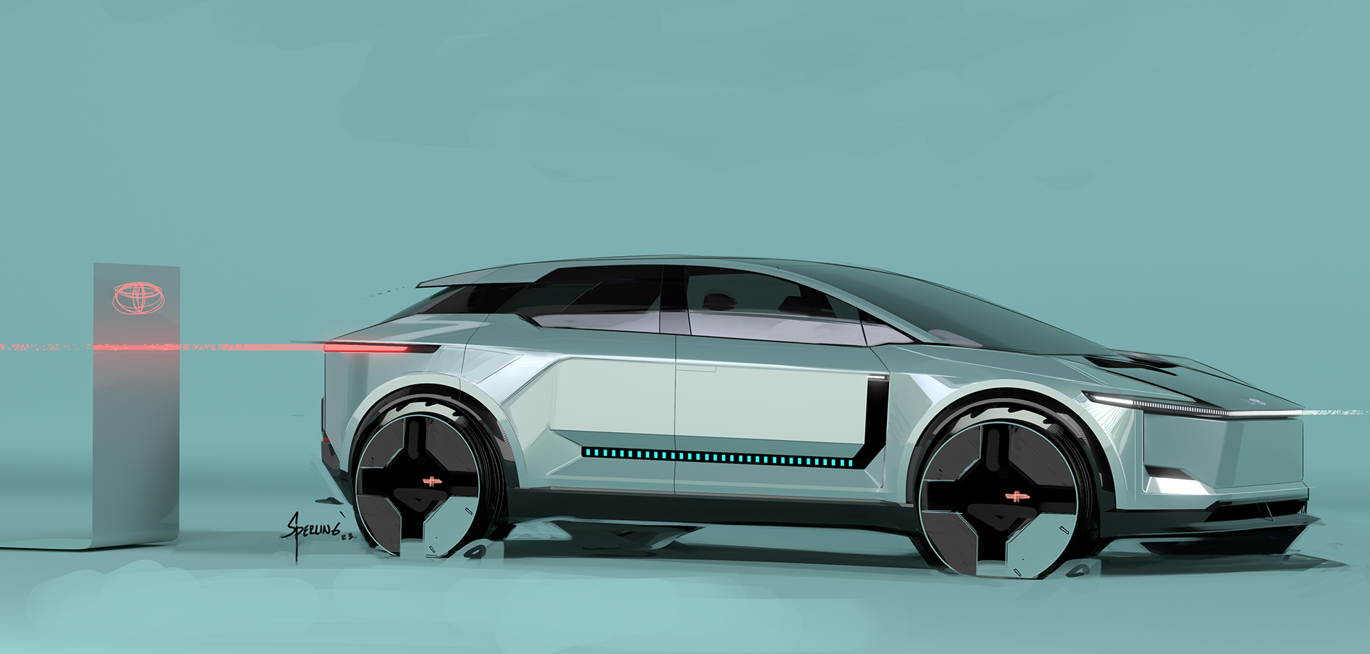 Toyota FT-3e Concept, 2023 – Design Sketch