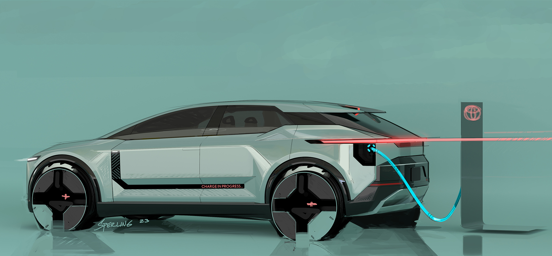 Toyota FT-3e Concept, 2023 – Design Sketch