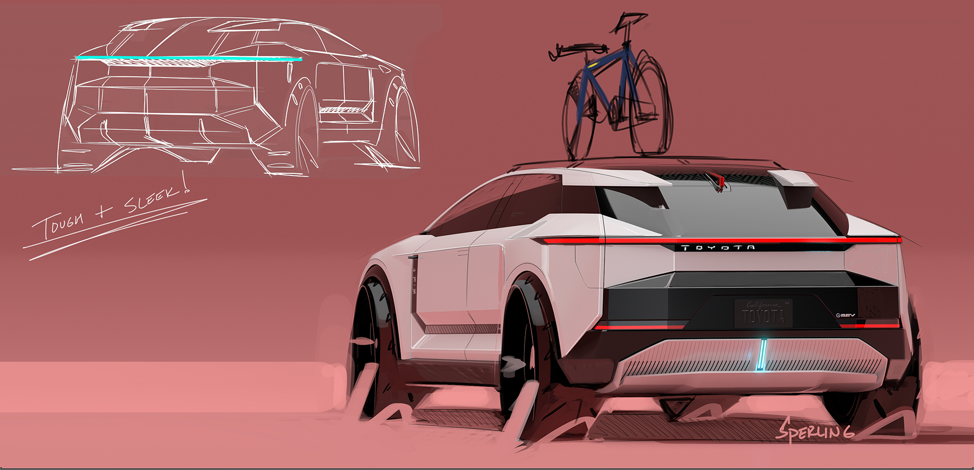 Toyota FT-3e Concept, 2023 – Design Sketch