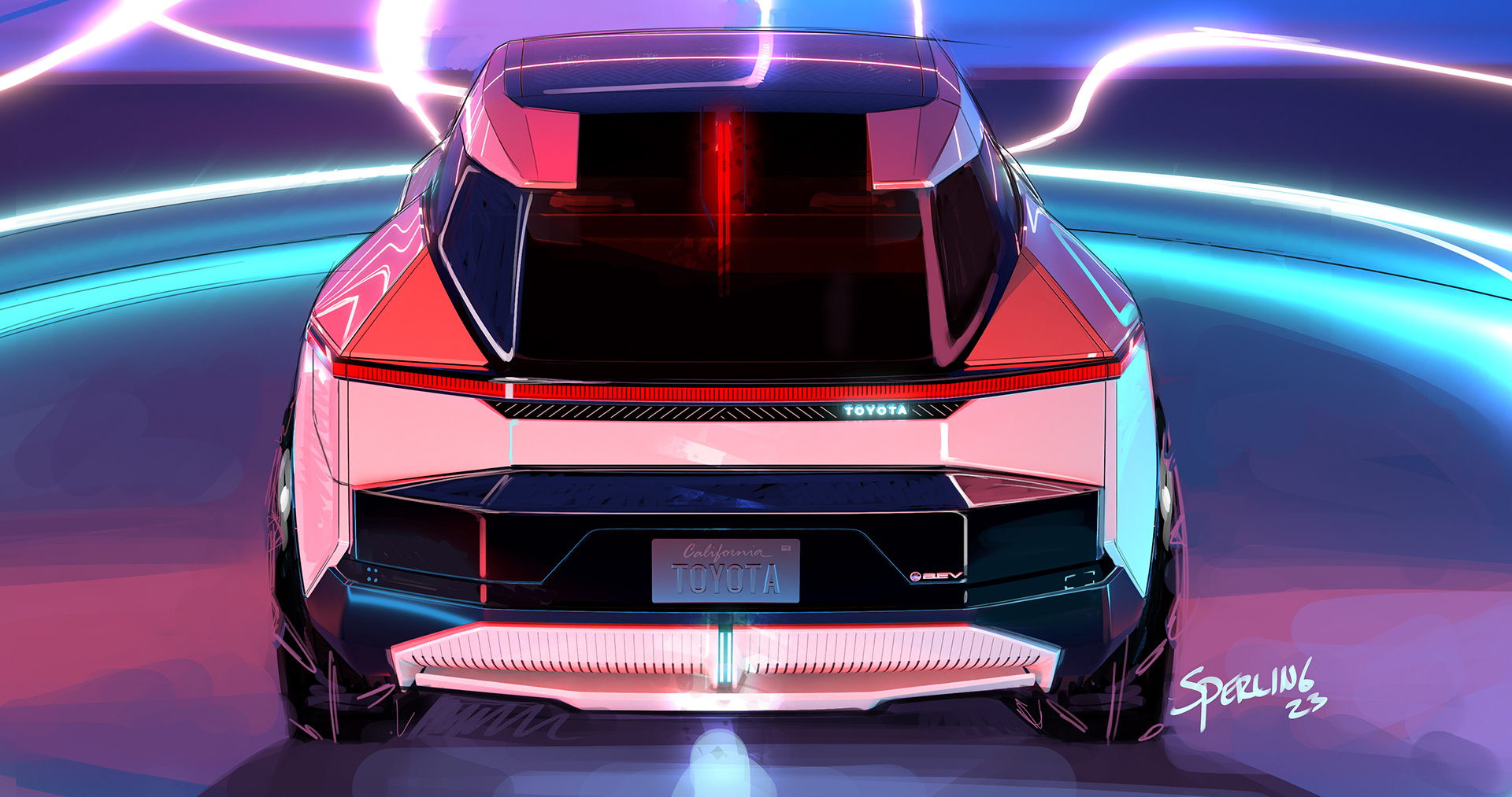 Toyota FT-3e Concept, 2023 – Design Sketch