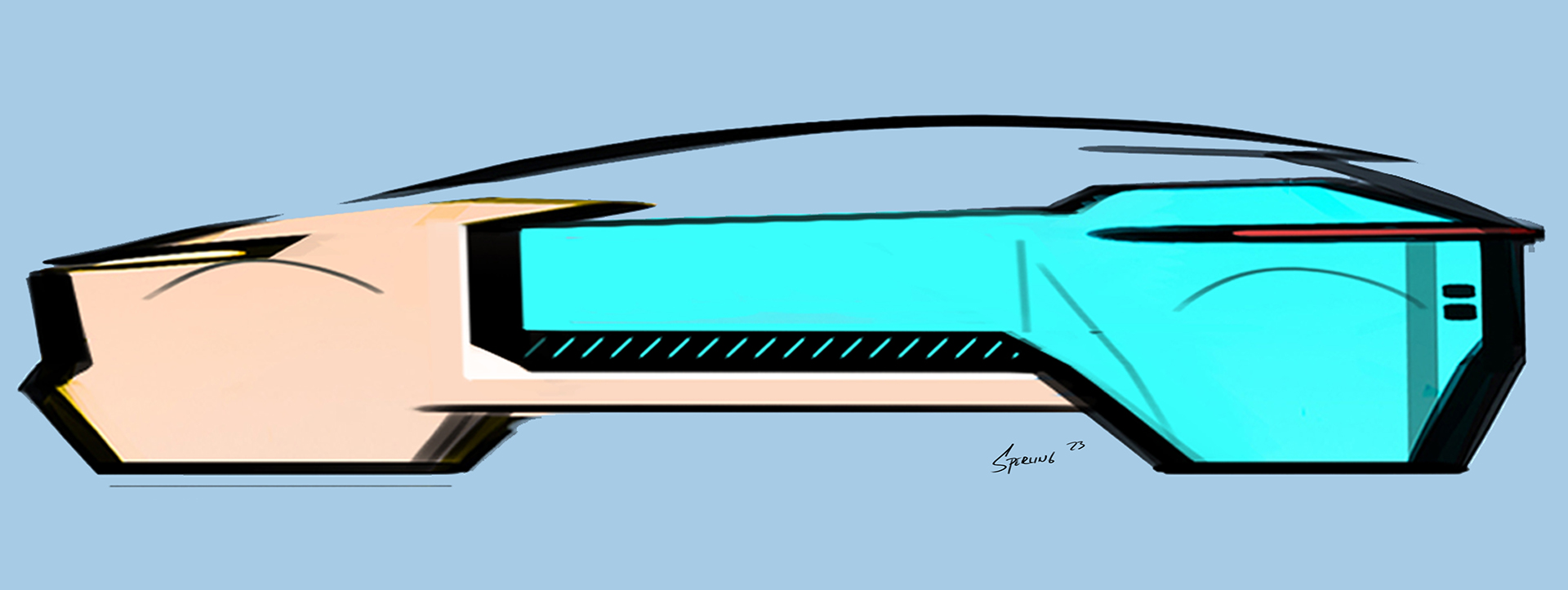 Toyota FT-3e Concept, 2023 – Design Sketch