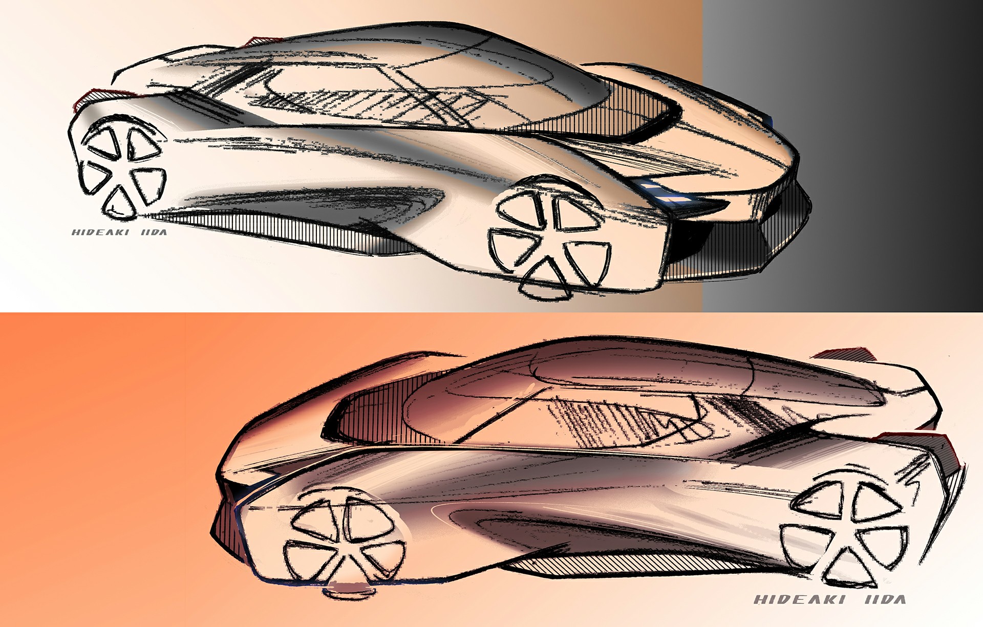 Toyota FT-Se Concept, 2023 – Design Sketch