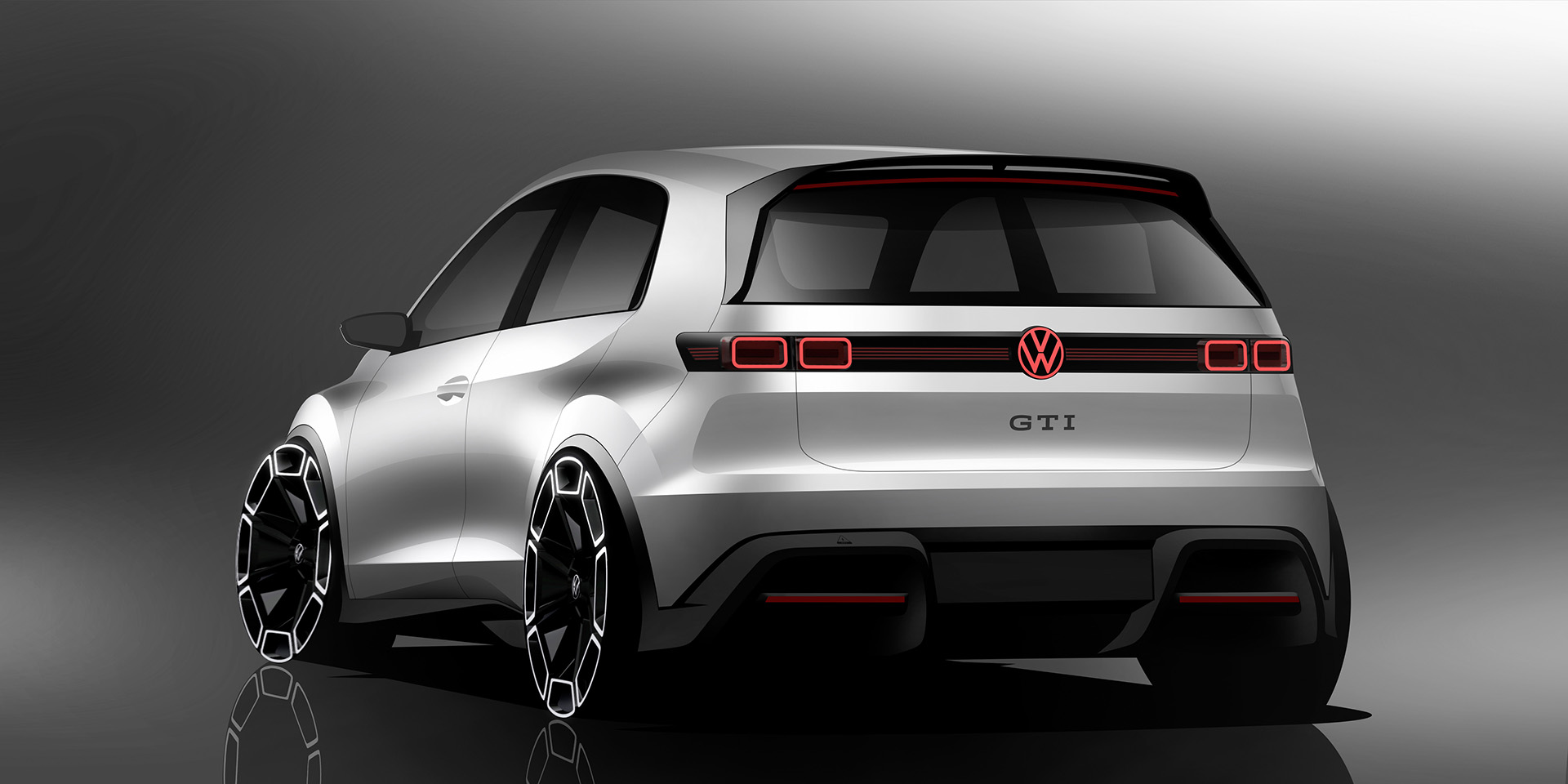 Volkswagen ID. GTI Concept, 2023 – Design Sketch