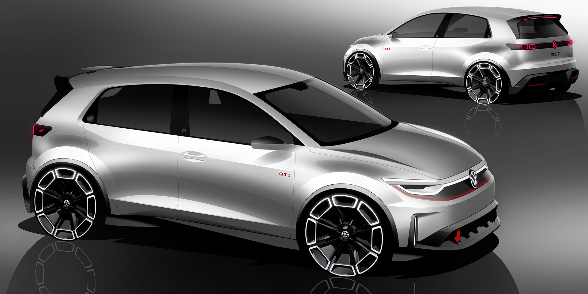 Volkswagen ID. GTI Concept, 2023 – Design Sketch