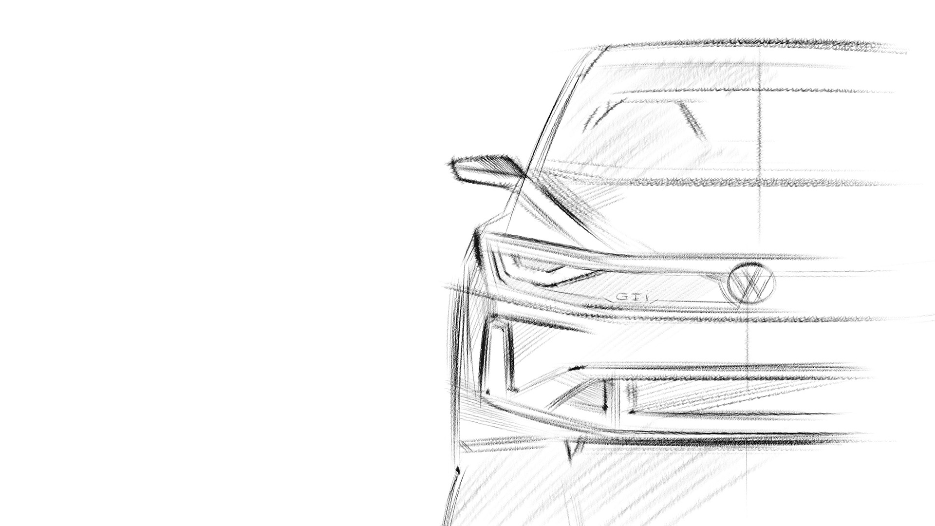 Volkswagen ID. GTI Concept, 2023 – Design Sketch