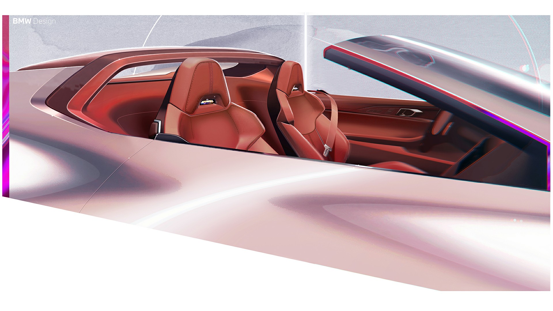 BMW Concept Skytop, 2024 – Design Sketch – Interior