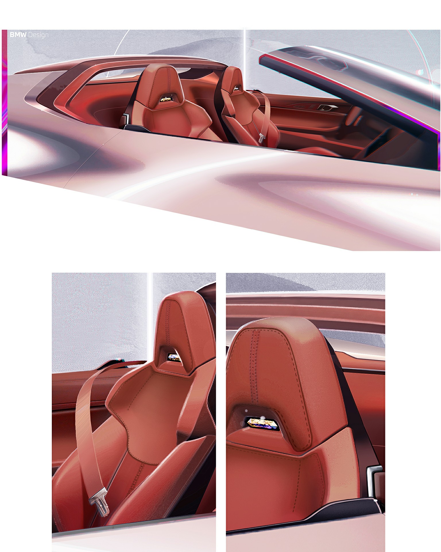 BMW Concept Skytop, 2024 – Design Sketch – Interior