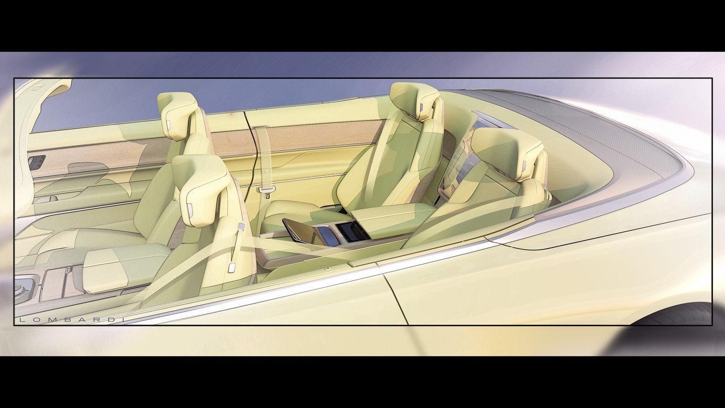 Cadillac SOLLEI concept vehicle, 2024 – Design Sketch – Interior