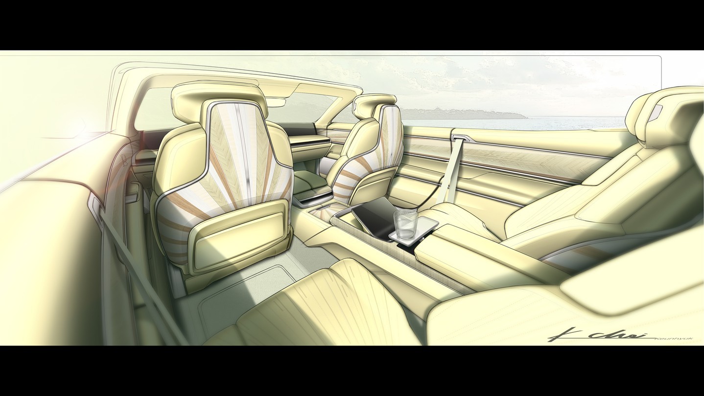Cadillac SOLLEI concept vehicle, 2024 – Design Sketch – Interior