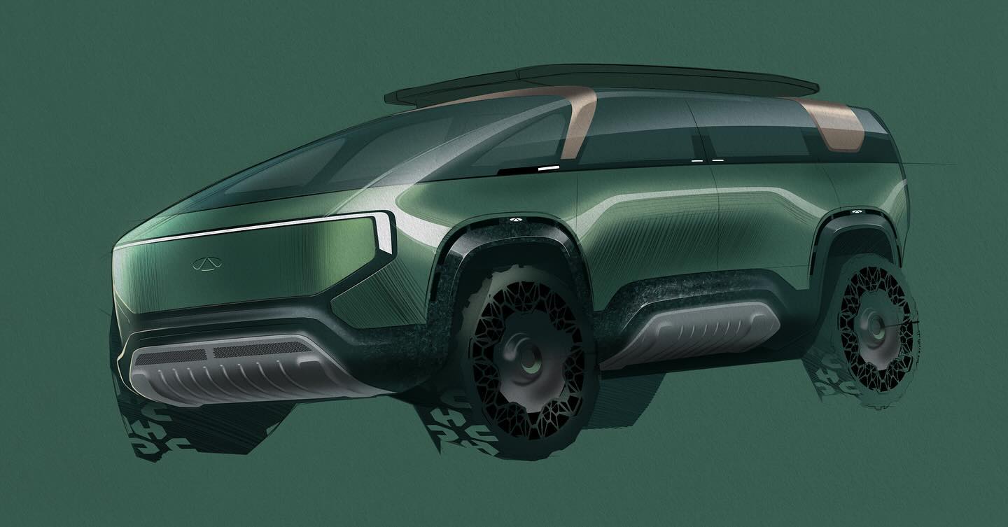 Chery Journeo (Fulwin Jinyun) Concept, 2024 – Design Sketch