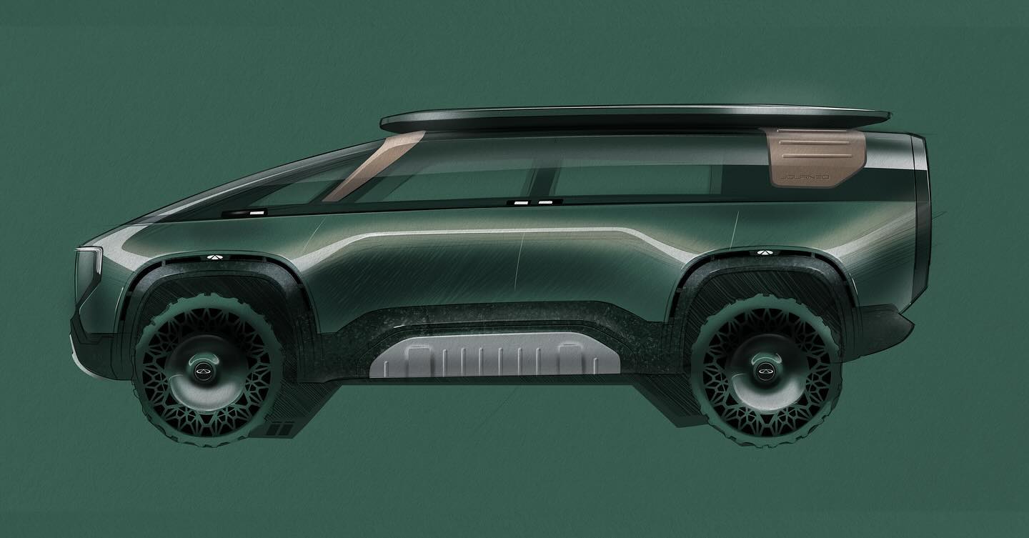 Chery Journeo (Fulwin Jinyun) Concept, 2024 – Design Sketch
