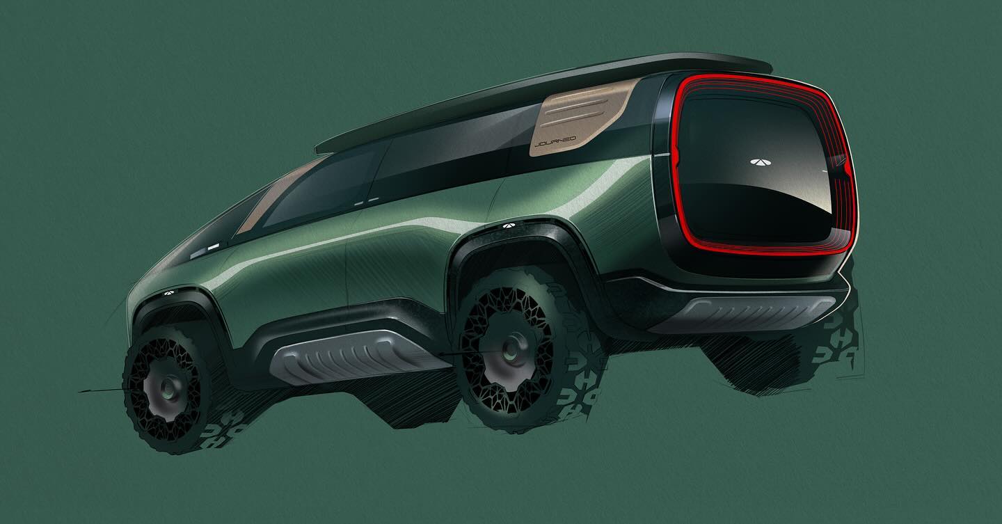 Chery Journeo (Fulwin Jinyun) Concept, 2024 – Design Sketch
