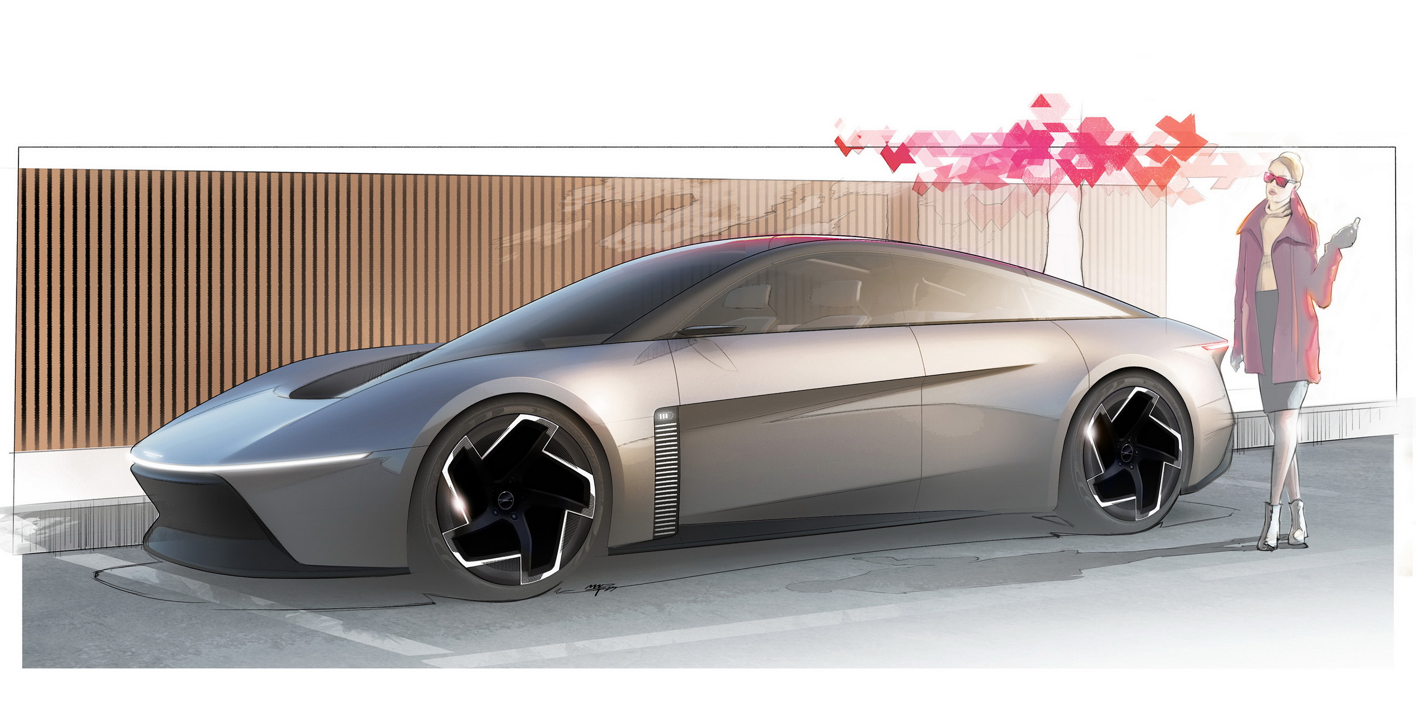 Chrysler Halcyon Concept, 2024 – Design Sketch