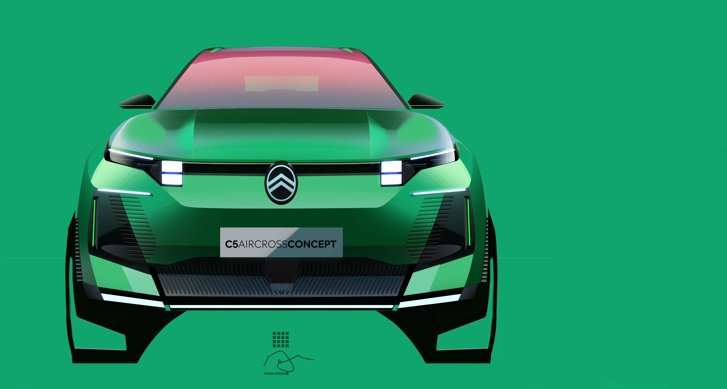 Citroen C5 Aircross Concept, 2024 – Design Sketch