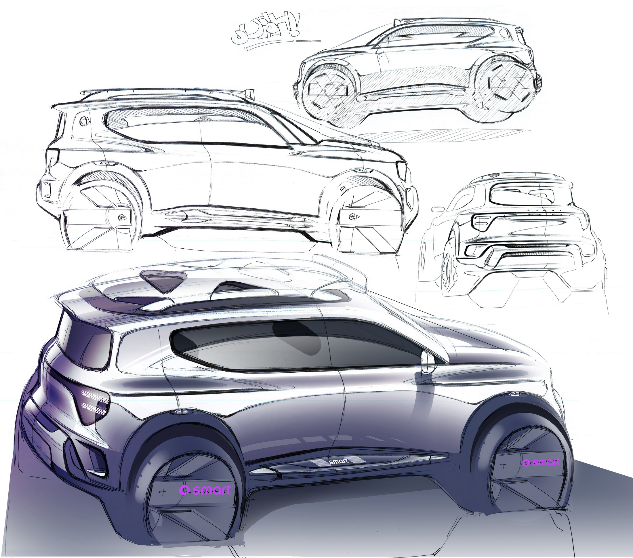 Smart Concept #5, 2024 – Design Sketch