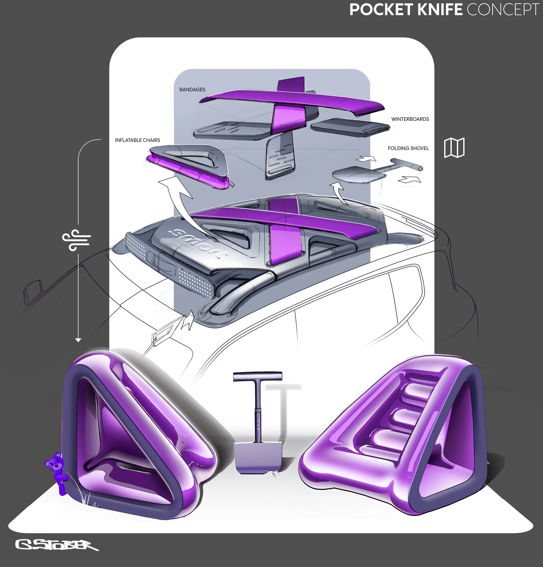 Smart Concept #5, 2024 – Design Sketch
