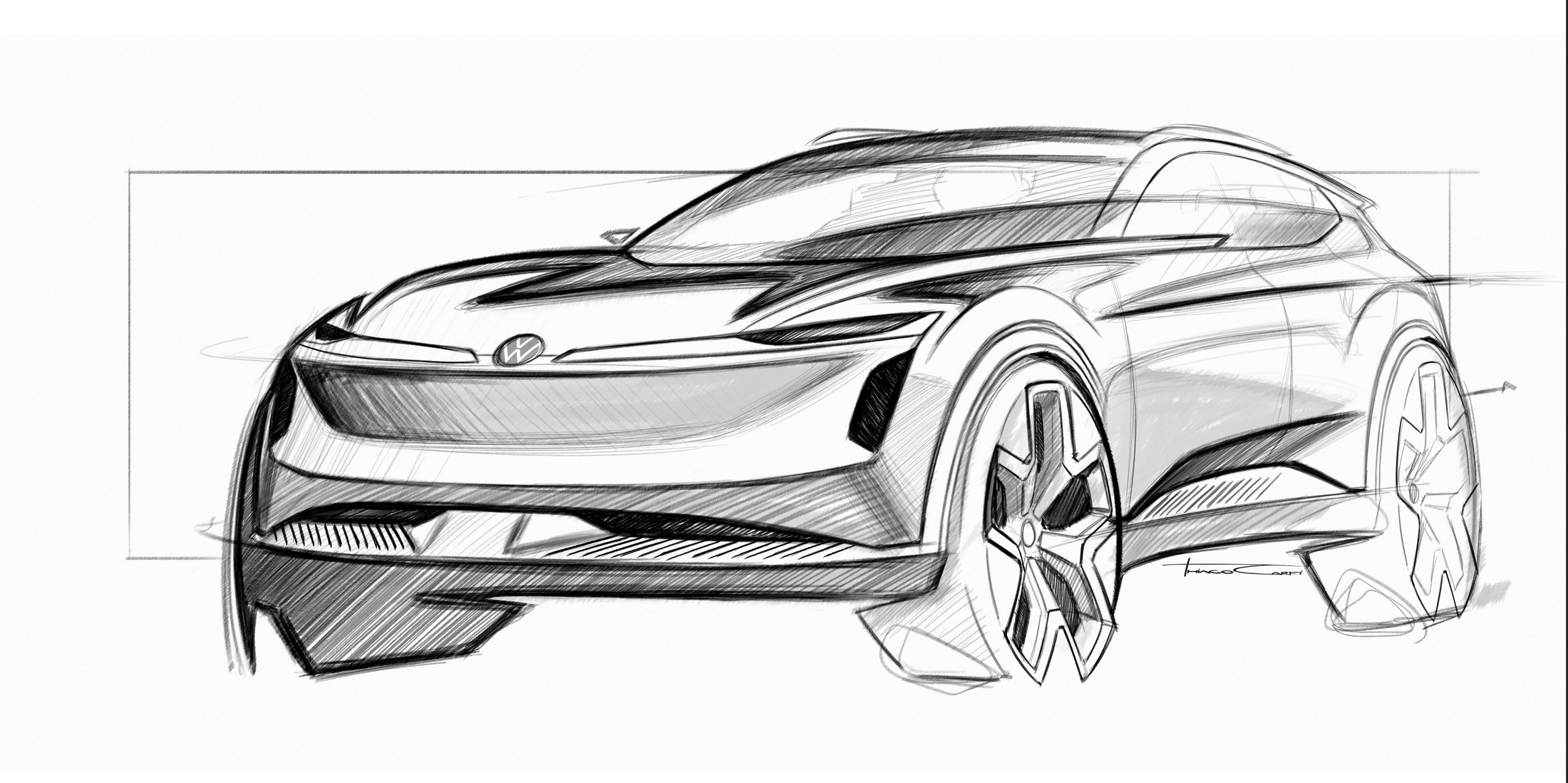 Volkswagen ID. Code Concept, 2024 – Design Sketch