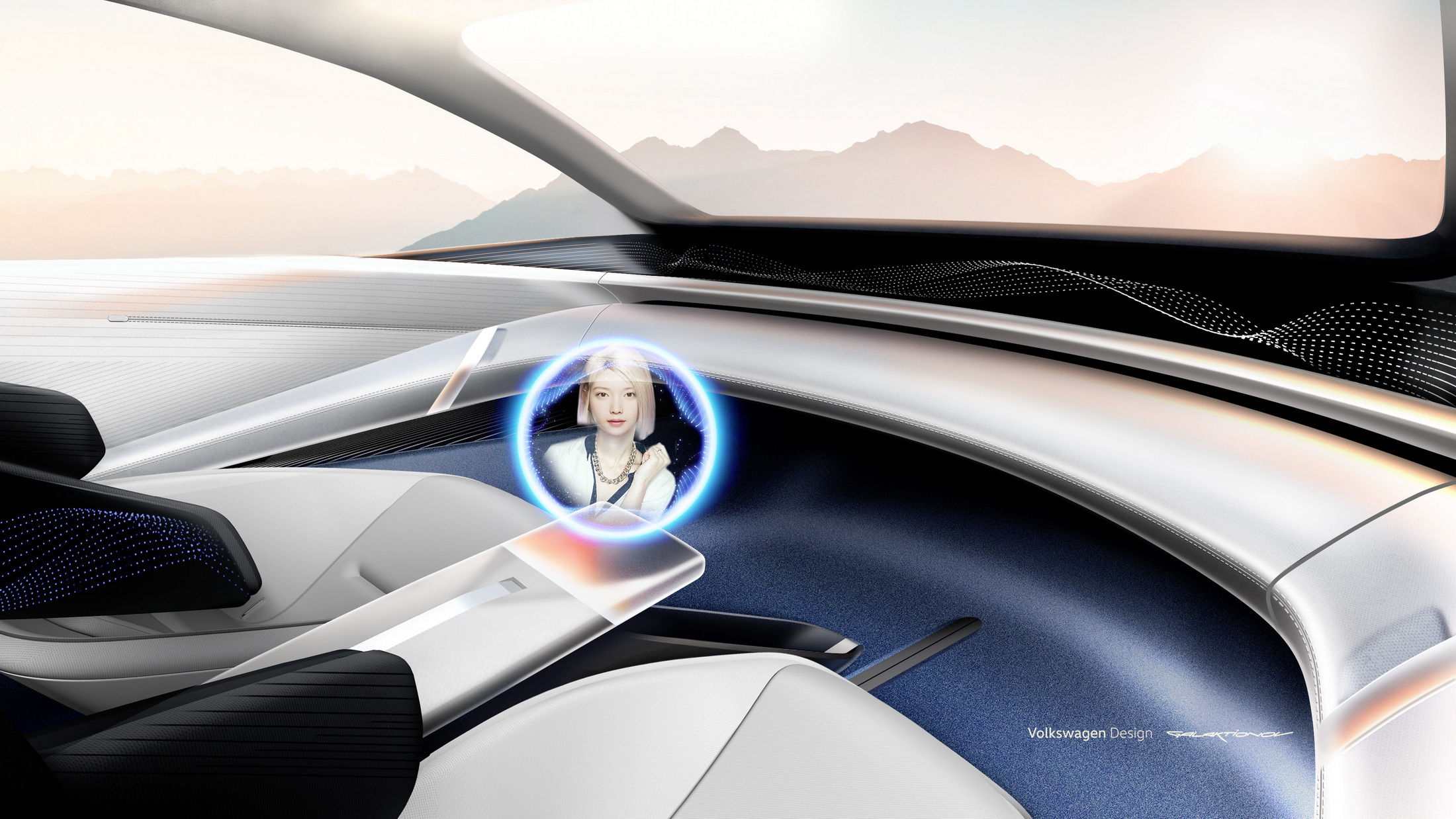 Volkswagen ID. Code Concept, 2024 – Design Sketch – Interior