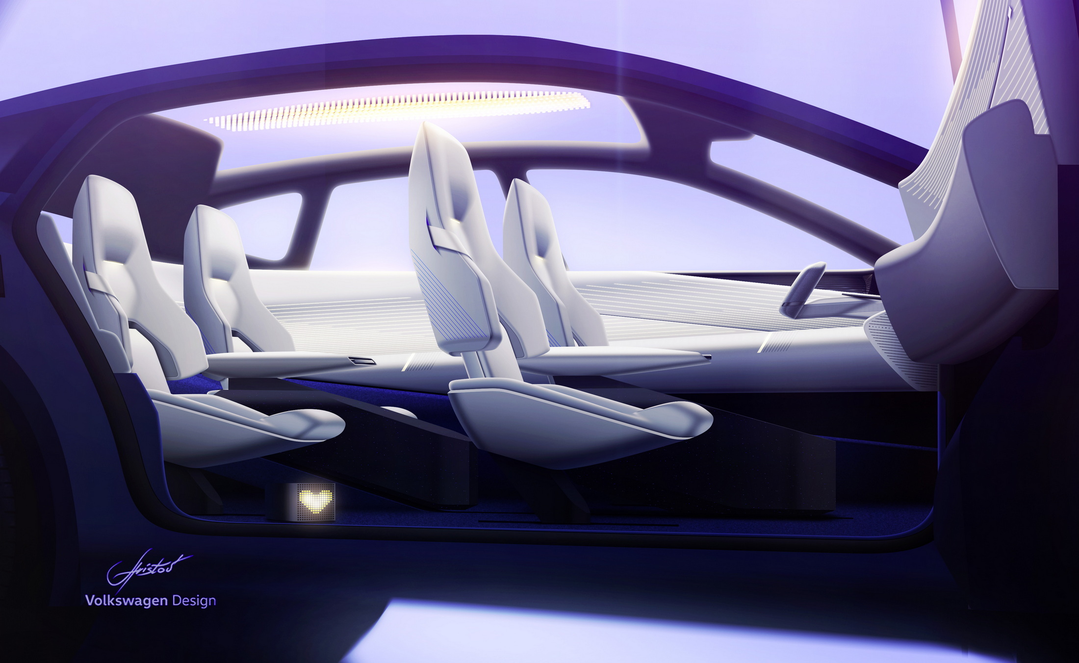 Volkswagen ID. Code Concept, 2024 – Design Sketch – Interior