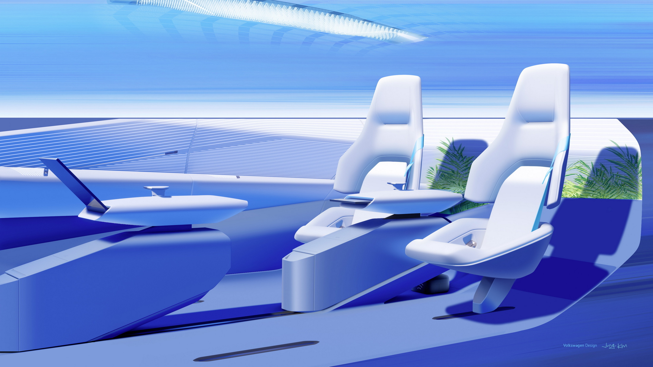 Volkswagen ID. Code Concept, 2024 – Design Sketch – Interior