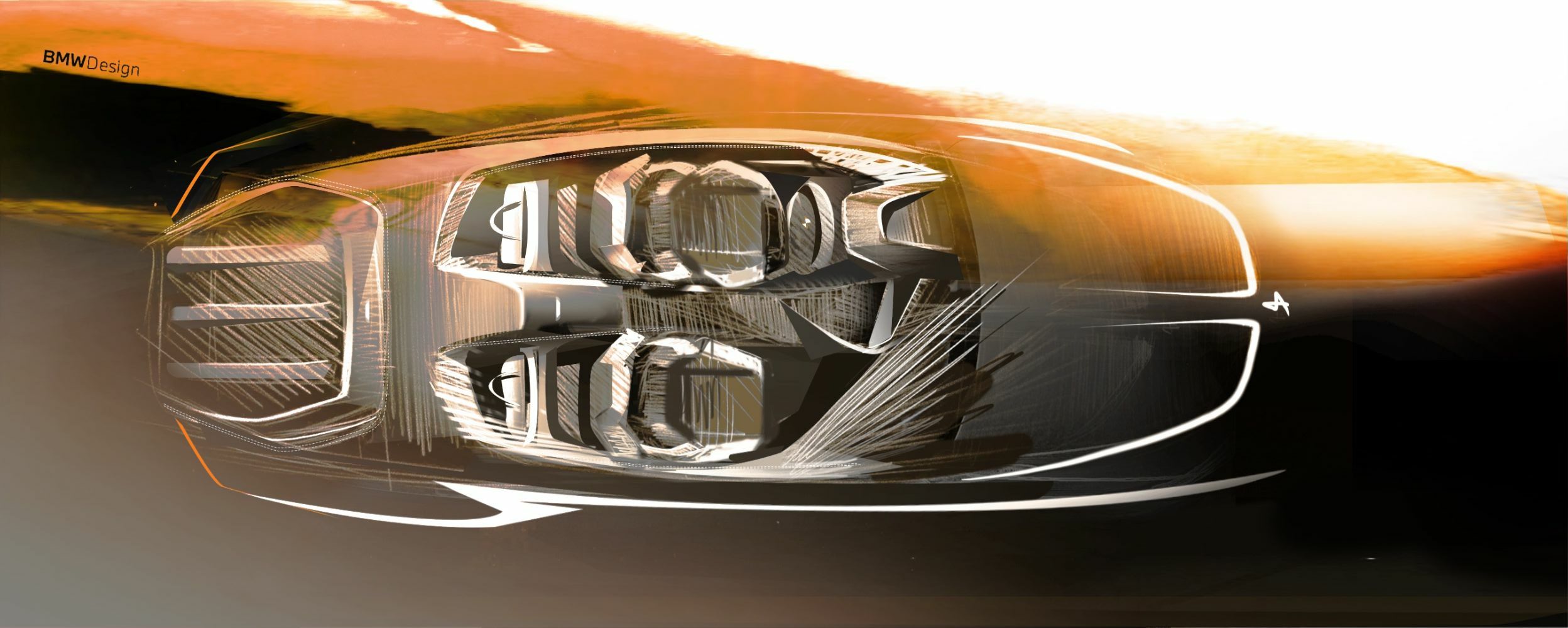 BMW Speedtop Concept, 2025 – Design Sketch – Interior