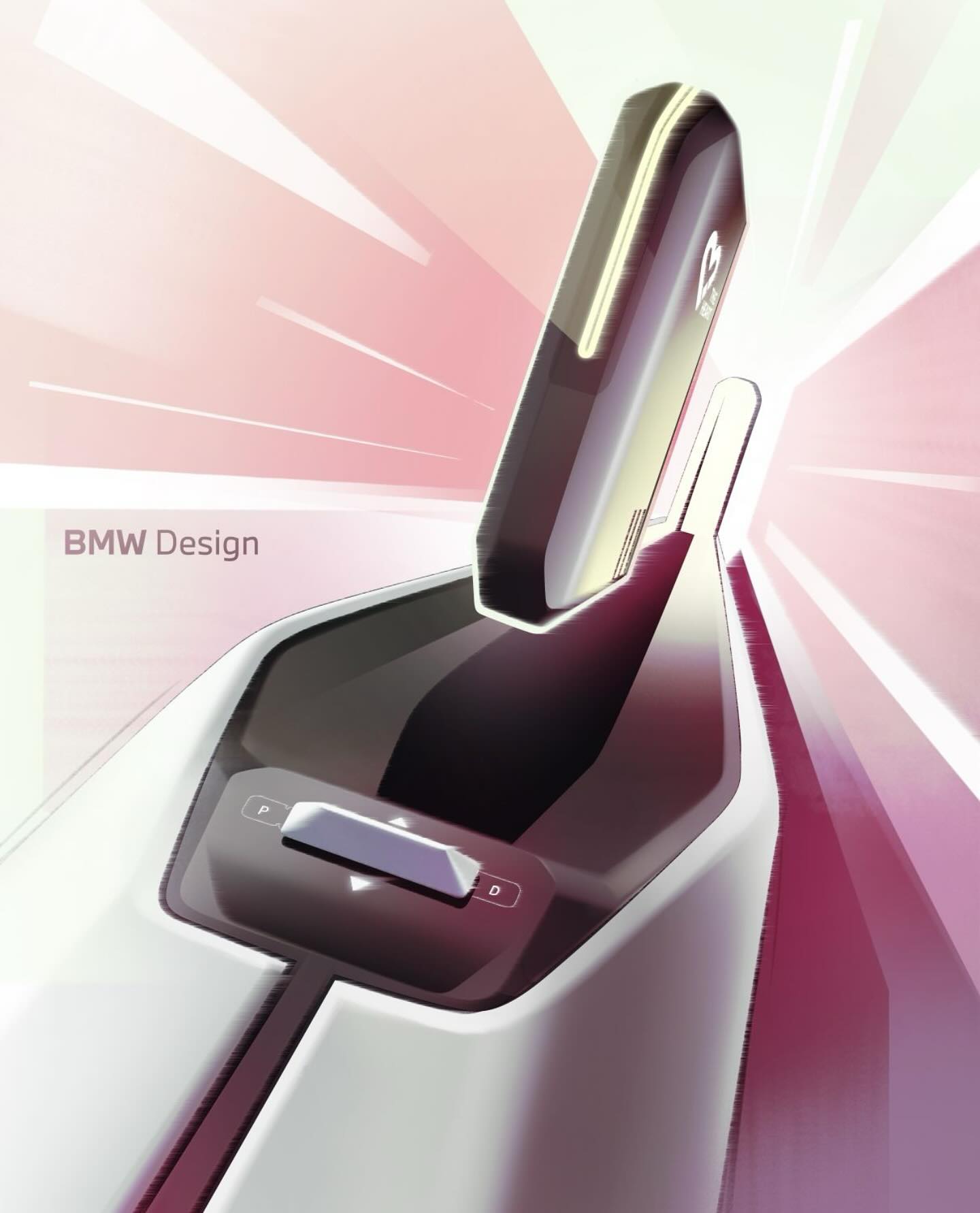 BMW Vision Driving Experience Concept, 2025 – "Heart of Joy" – Design Sketch by Simon Kafmann